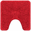 vidaXL Anti-slip Bath Mat Set 3 pcs Red PP