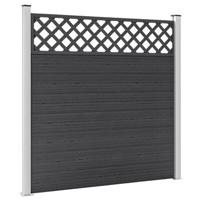 vidaXL Replacement Fence Boards WPC 7 pcs 170 cm Grey