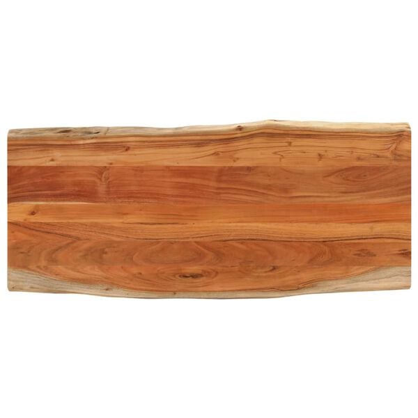 vidaXL Table Top 140x60x3.8 cm Rectangular&nbsp;Solid Wood Acacia Live Edge