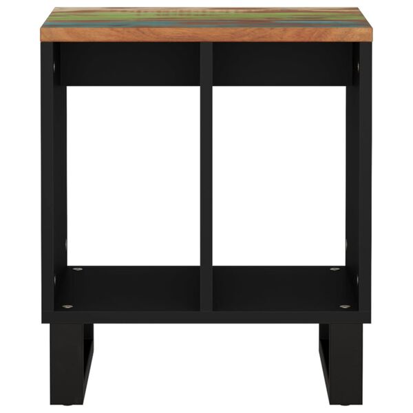 vidaXL Side Table 40x31x46 cm Solid Wood Reclaimed&Engineered Wood