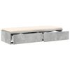 vidaXL Bed Drawers Concrete Grey 80 x 36.5 x 16.5 cm Engineered Wood