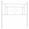 vidaXL Metal Headboard White 107 cm