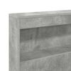 vidaXL Storage Headboard Concrete Grey 150 cm Engineered Wood