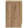 vidaXL Bedside Cabinet Artisan Oak 38x35x55 cm Engineered Wood