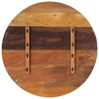 vidaXL Table Top Ø80x(2.5-2.7) cm Solid Wood Reclaimed