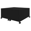 vidaXL Coffee Table Black 75x75x38 cm Engineered Wood