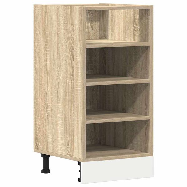 vidaXL Bottom Cabinet Riga Sonoma Oak 40x44.5x81.5 cm Engineered Wood