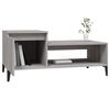 vidaXL Coffee Table Grey Sonoma 100x50x45 cm Engineered Wood
