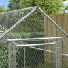 vidaXL Chicken Cage Silver 400x170x177cm Galvanised Steel