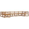 vidaXL Outdoor Sofa Set 7 pcs Natural Solid Acacia Wood