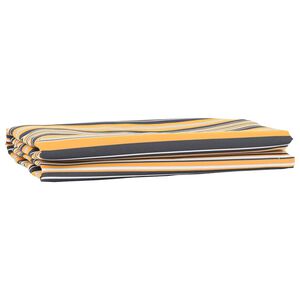 vidaXL Awning Replacement Fabric Yellow and Grey 1000 x 160 cm