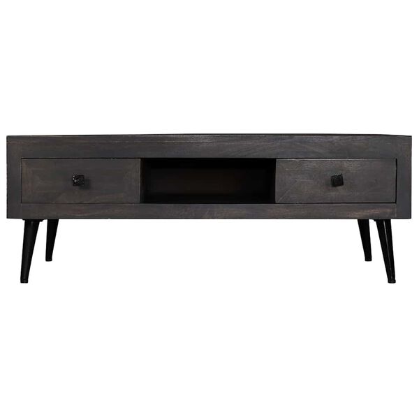 vidaXL Coffee Table Solid Mango Wood 100x60x35 cm