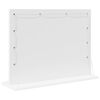 vidaXL Vanity Mirror White 60 x 45 x 18 cm Glass and Engineered wood