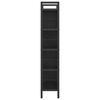 vidaXL Bookshelf Black Oak 75 x 30 x 156 cm Engineered Wood