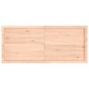 vidaXL Bathroom Countertop 140x60x(2-6) cm Untreated Solid Wood