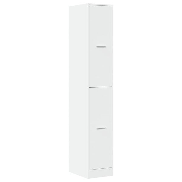 vidaXL Apothecary Cabinet White 30x41x174.5 cm Engineered Wood