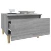 vidaXL Side Table Grey Sonoma 50x46x35 cm Engineered Wood