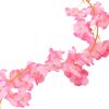 vidaXL Flower Garlands 6 pcs Dark Pink 180 cm