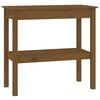 vidaXL Console Table Honey Brown 80x40x75 cm Solid Wood Pine