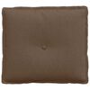 vidaXL Back Pillow Brown 50 x 19 x 45 cm Fabric