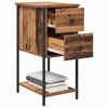 vidaXL Bedside Cabinet 2 pcs Old wood 32 x 42 x 70 cm Engineered wood