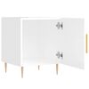 vidaXL Bedside Cabinets 2 pcs High Gloss White 40x40x50 cm Engineered Wood