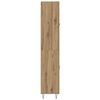 vidaXL Highboard 2 pcs Artisan Oak Engineered Wood and Glass
