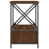 vidaXL Bedside Tables 2 pcs Brown Oak 50x41x65 cm Engineered Wood