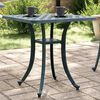 vidaXL Garden Table Green 53x53x53 cm Cast Aluminium