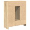 vidaXL Sideboard with Drawers and Doors Sonoma Oak 73x31x90 cm