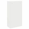 vidaXL Parcel Drop Box with Storage White 44 x 22 x 82 cm Steel