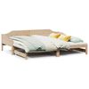 vidaXL Daybed with Trundle without Mattress 90x190 cm Single Solid Wood