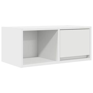 vidaXL TV Cabinet White 60x31x25.5 cm Engineered Wood