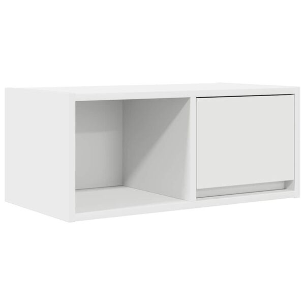 vidaXL TV Cabinet White 60x31x25.5 cm Engineered Wood