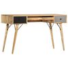 vidaXL Desk with Drawers 130x50x80 cm Solid Mango Wood