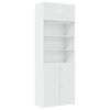 vidaXL Storage Cabinet White 80x42,5x225 cm Engineered Wood