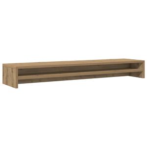 vidaXL Monitor Stand Artisan Oak 100x24x13 cm Engineered Wood
