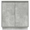 vidaXL LED Sideboard Concrete Grey 71 x 34.5 x 75 cm Engineered Wood