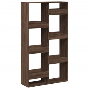vidaXL Room Divider Brown Oak 100x33x175 cm Engineered Wood