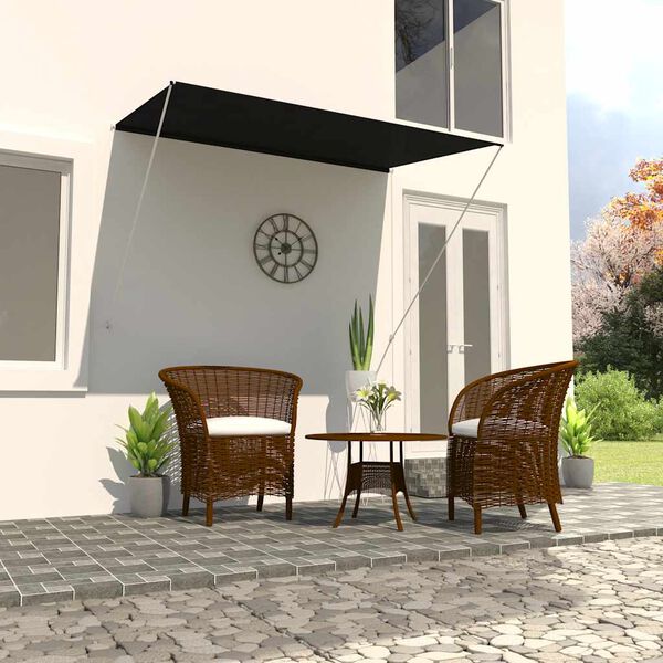 vidaXL Retractable Awning 200x150 cm Anthracite