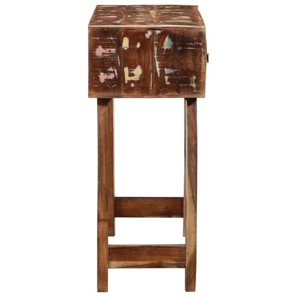 vidaXL Console Table 90x32x75 cm Solid Wood Reclaimed