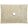 vidaXL Sink 50x35x12 cm Marble Cream