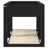 vidaXL Bunk Bed for Kids Black Oak 100 x 200 cm Engineered Wood