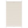 vidaXL Plisse Blind 90x150cm Cream