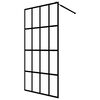 vidaXL Walk-in Shower Screen Clear Tempered Glass 100x195 cm