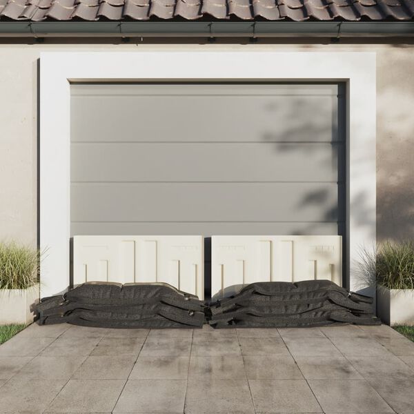 vidaXL Sandbags 50 pcs Dark Green 103x25 cm HDPE