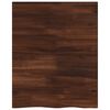 vidaXL Live Edge Table Top 60 x 50 x 3.2 cm Rectangular