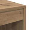 vidaXL Desk with Drawer 2 pcs Artisan Oak