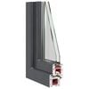vidaXL Basement Window RISOR 60x40 cm Tilt 2 Glazing Anthracite