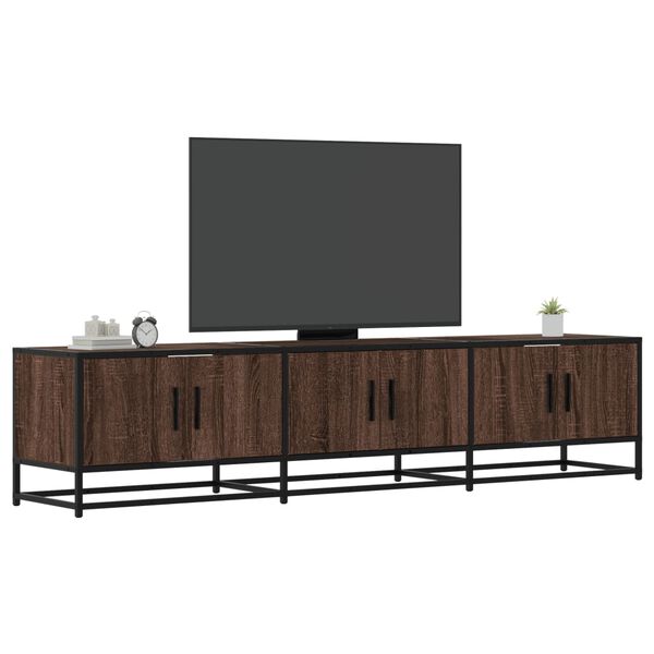 vidaXL TV Cabinet Brown Oak 180x35x41 cm Engineered Wood